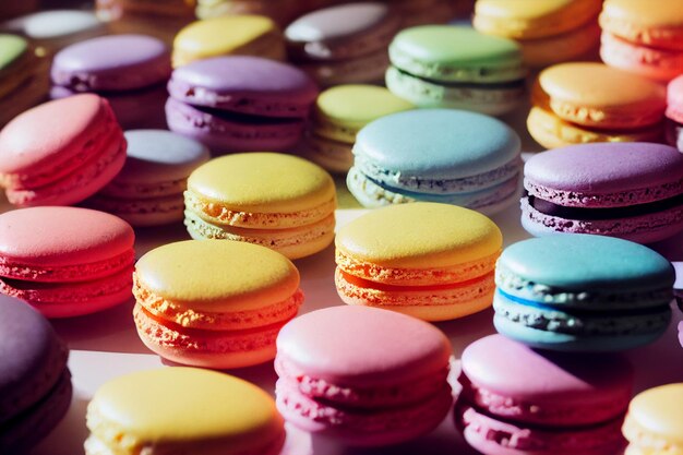 Sfondo di macarons