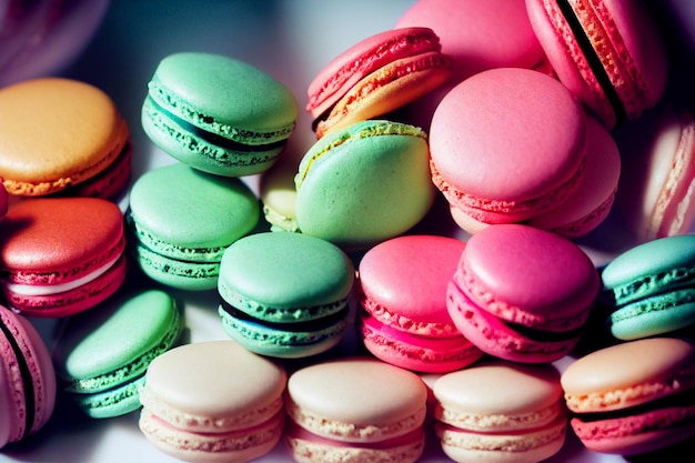 Macarons Background