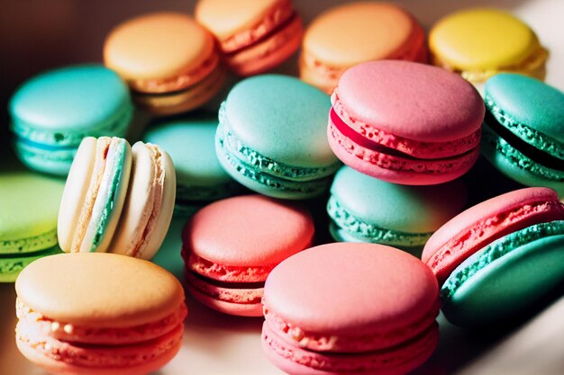 Macarons Background