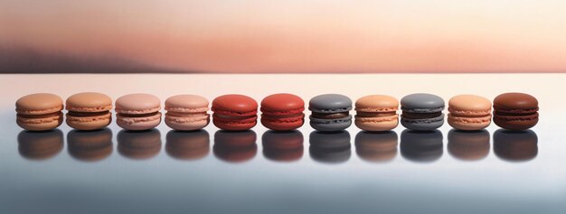 macarons of different colors