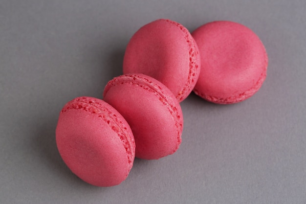 Macaroons of pink color