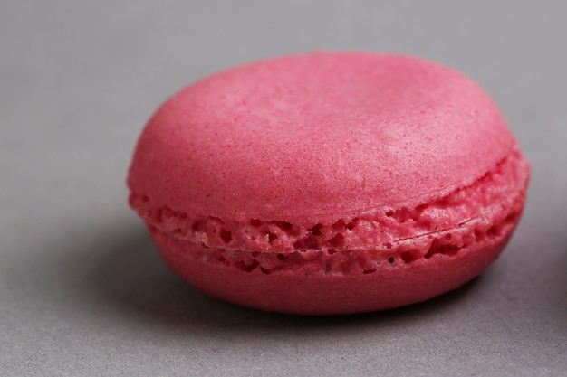 Photo macaroons of pink color