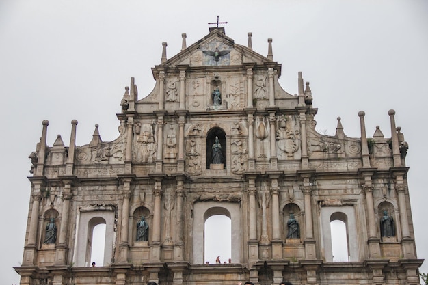 Macau 11 OCT 2011 Ruins of St Paul's in Macau China