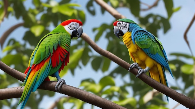 Macau parrot