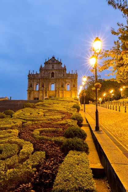 Macau ruïnes van st. paul's