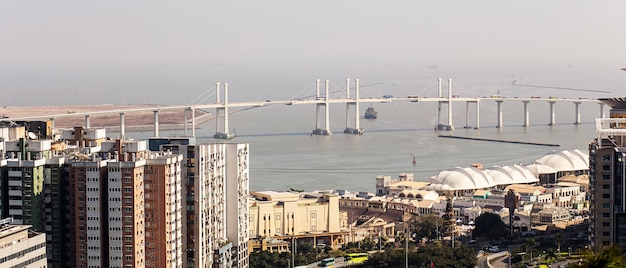 Ponte di macao-taipa, paesaggio urbano panoramico