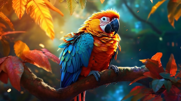 Macaw vogel