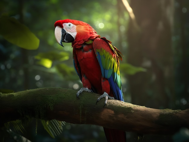 Macaw39s Symphony A Riot of Colors in the Rainforest