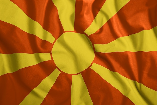 The Macedonia flag