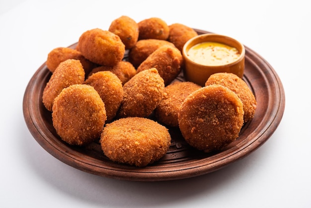 Macher chop bengali style fish cutlet or pakora a popular
festival snack from west bengal