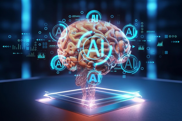 Machine learning en het concept van neurale netwerken Generatieve AI