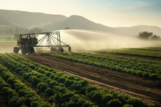 Machine Watering Fields