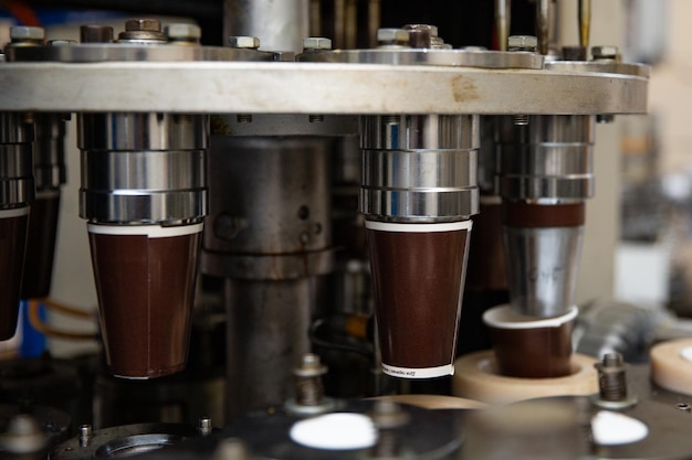 A machine with a label that says coffee beans on it