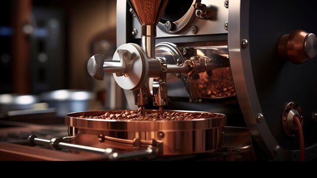 커피가 적혀 있는 기계가 있는 기계