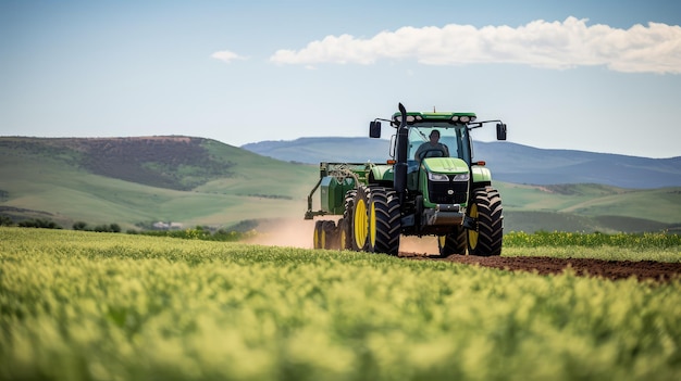 Photo machinery agriculture student