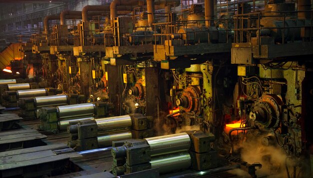 Machines in metal industry