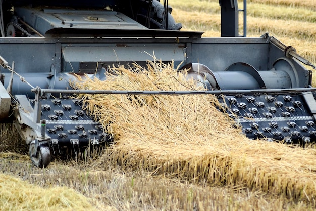 Machines op het veld