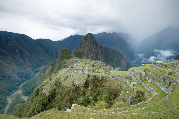 Machu Picchu, luchtfoto