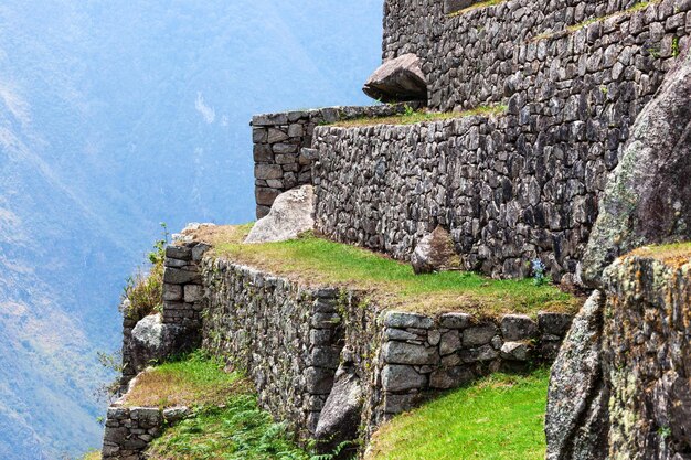 Machu Picchu the old walls