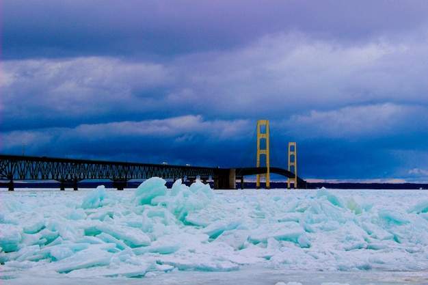 Photo mackinaw bridge