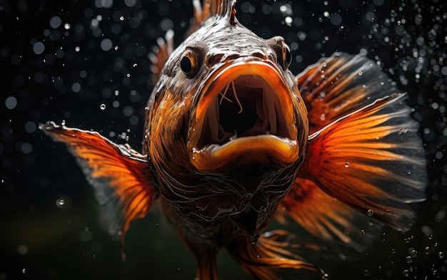 Macro Battle of the Fish Generatieve AI