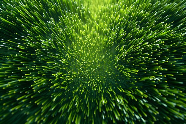 Foto macro vista ravvicinata di una pianta verde