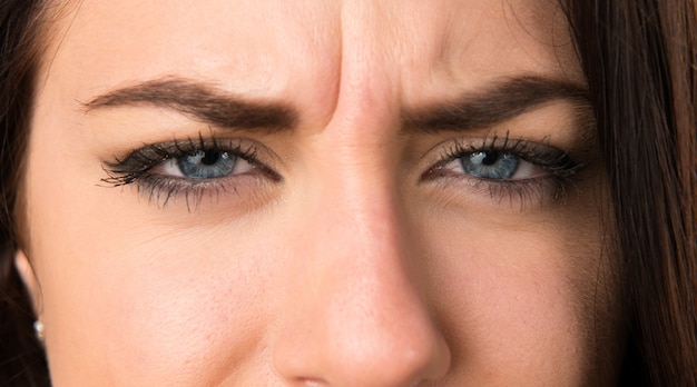 Macro - Close up of woman eyes