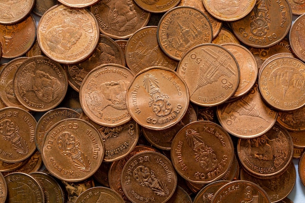 macro coinDouble Exposure of Coins Piles of coins on the table Coins side view Coins macro shot