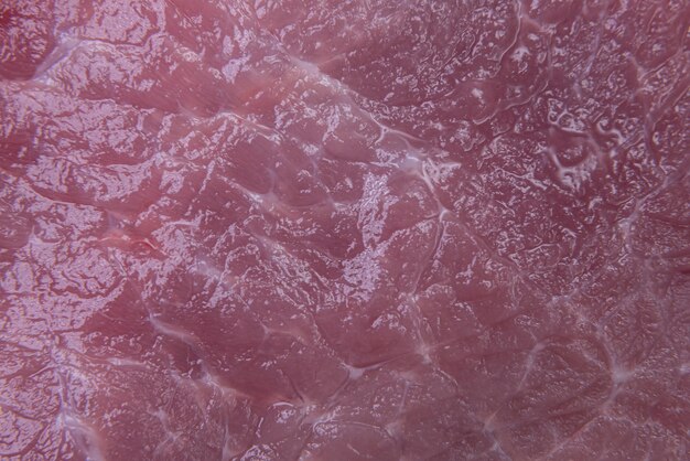 Macro detail of pork steak