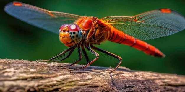 macro dragonfly ai generative