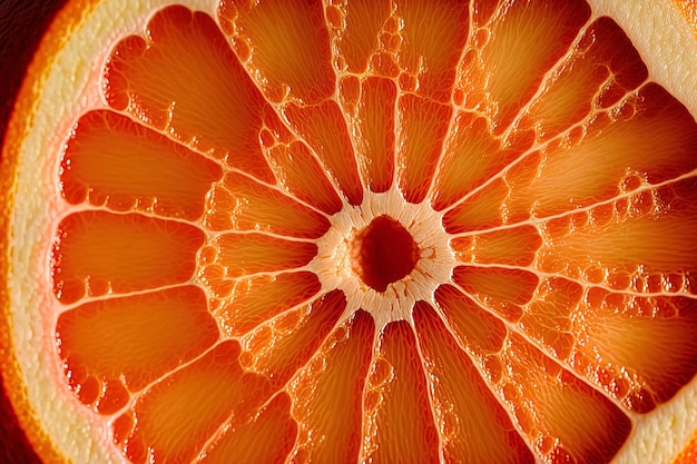 Macro grapefruit texture