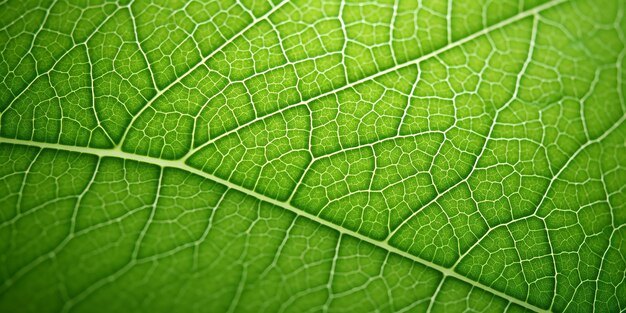 Macro Green Leaf Beauty