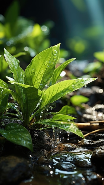 _Macro_image_of_plants uhd wallpaper