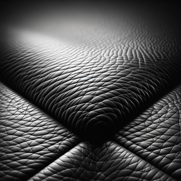 A macro leather surface capturing the texture in stunning detail