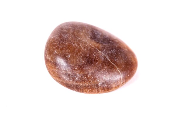 Macro mineral stone jasper on a white background