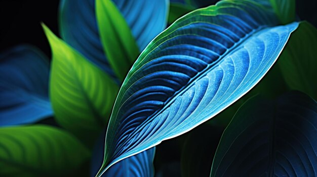 Macro nature exotic leaf background