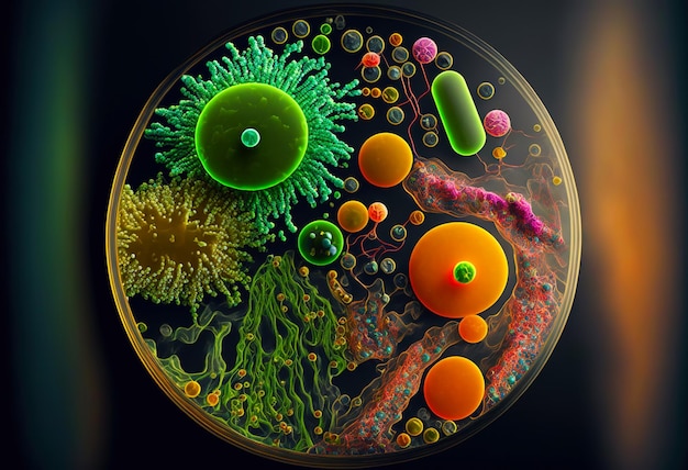 Фото Макробактерии микробиология патогенная клетка генеративный ии