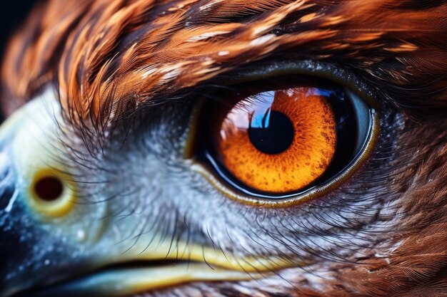 Macro owl eye