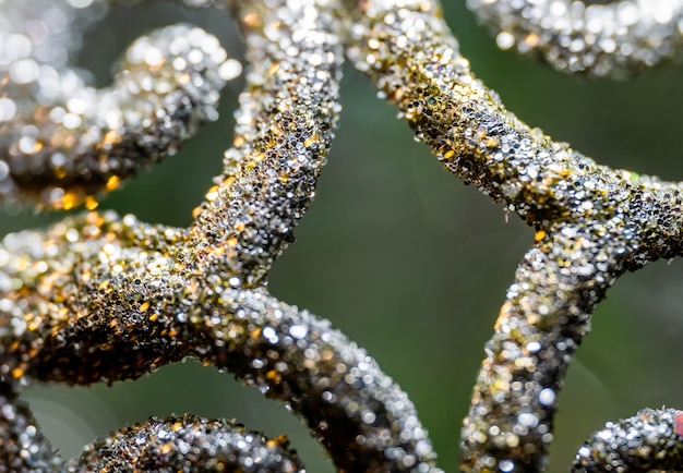 Macro photo of a Christmas toy.