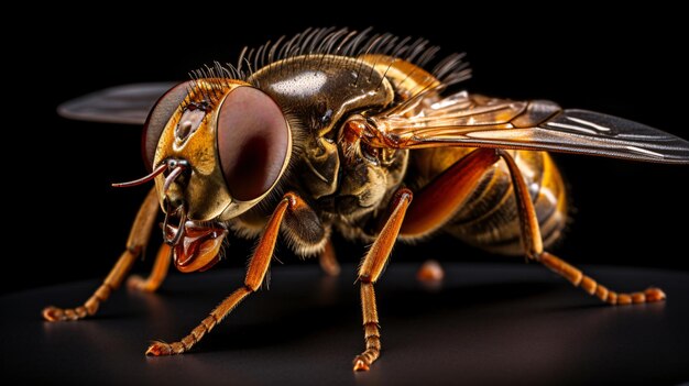 Photo macro photo of horsefly