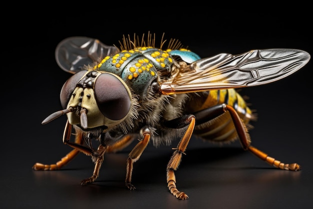 Macro photo of horsefly