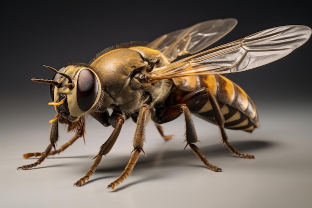 Macro photo of horsefly