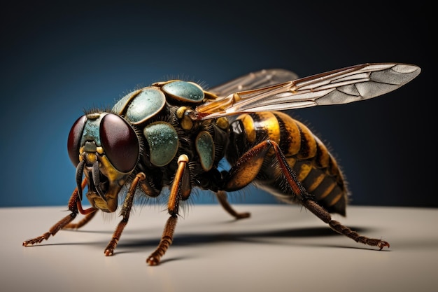 Macro photo of horsefly