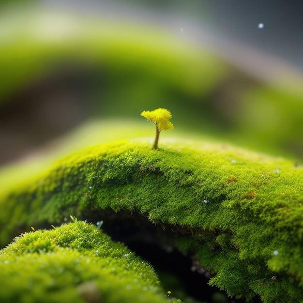 苔のマクロ写真