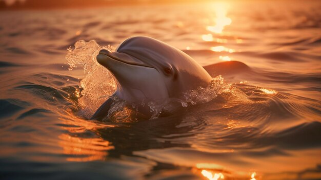 Foto macro_photo_of_dolphin_cinematic_detailed