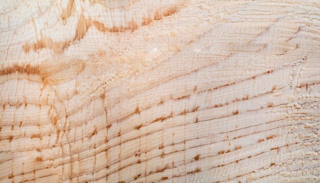 木材の質感を持つ白い<unk>木の板の表面のマクロ写真