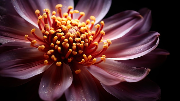 Macro Photography of Flower Inside