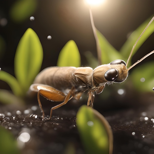 Macro photography of insects