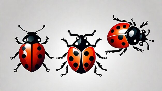 Macro Photography of Ladybugs