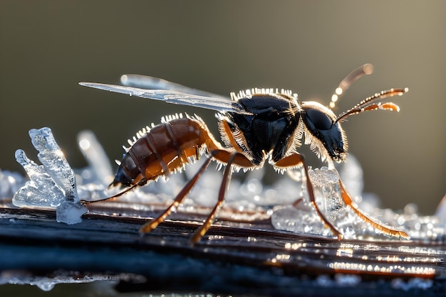 Macro Photography of Nature in the Winter